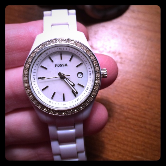 Fossil Watch white
