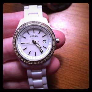 Fossil Watch white