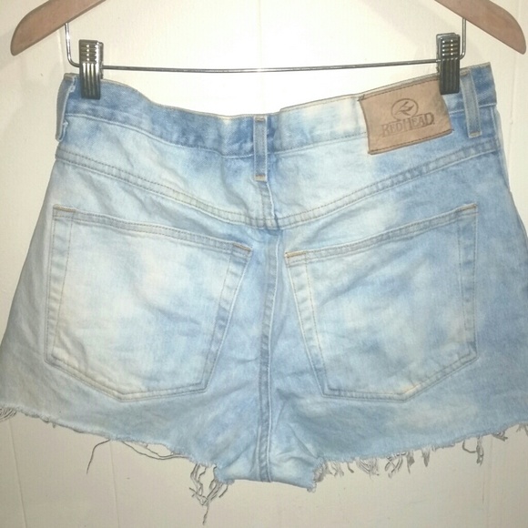 High Waist Vintage Destressed Booty Shorts - Picture 2 of 4