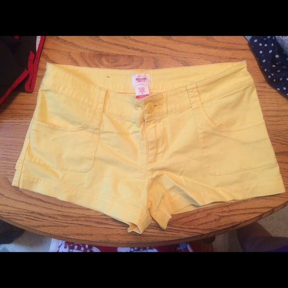 Yellow shorts