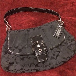 Never worn BLACK Coach bag