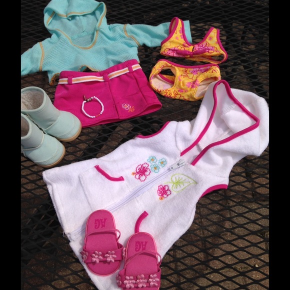 Authentic American Girl Seaside wardrobe swimsuit