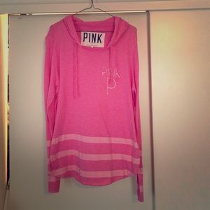 Pink Victoria's Secret oversized hoodie