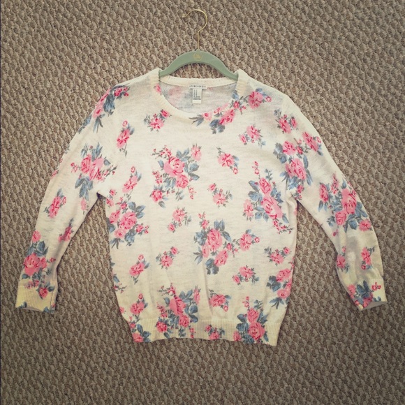 Floral sweater