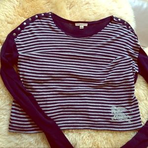 Burberry long sleeve t-shirt size M