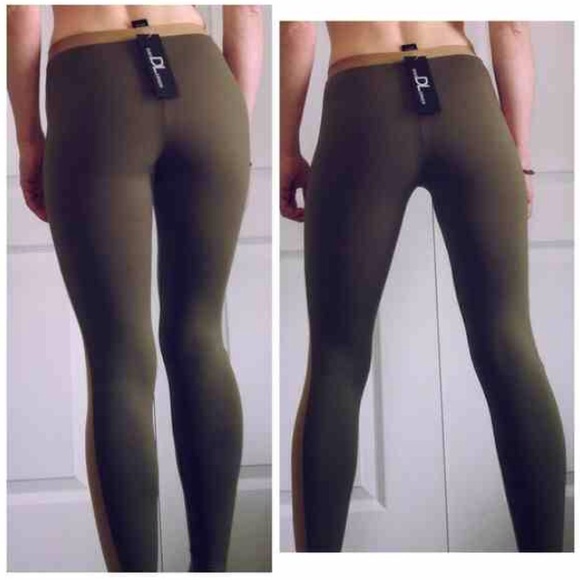 David Lerner Tuxedo Leggings - Picture 2 of 4