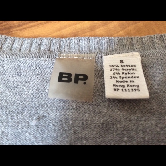BP gray quarter sleeve cardigan - Picture 2 of 2
