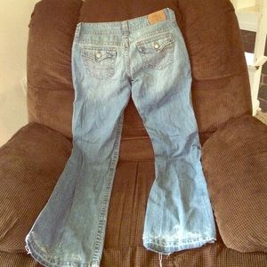 American Eagle boyfriend size 10 long destroyed