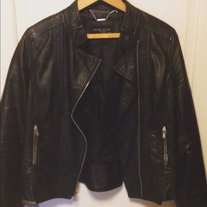 Faux leather jacket