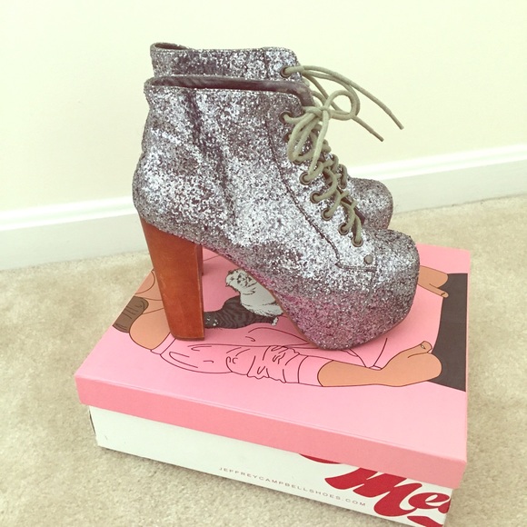 Jeffrey Campbell Glitter Lita size 7.5