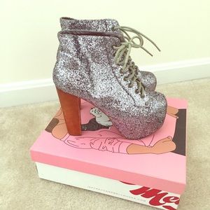 Jeffrey Campbell Glitter Lita size 7.5