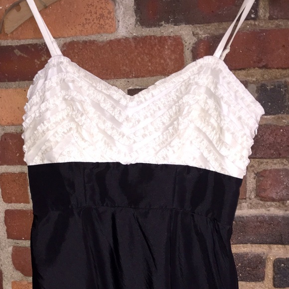 Beautiful black and white cocktail dress