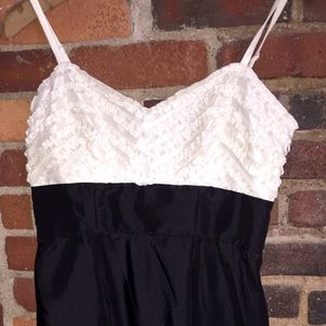 Beautiful black and white cocktail dress