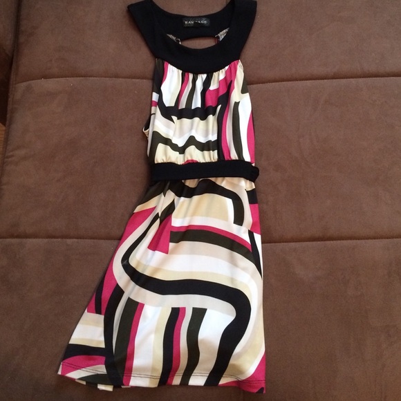 Rampage Patterned Tunic Tank Top