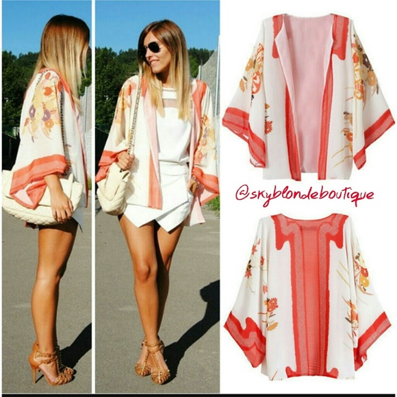 New Arrival ' Peachy Spring Kimono