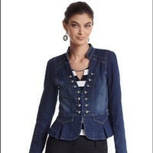 White House Black Market Jean Jacket