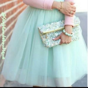 "MINT" TO BE TULLE SKIRT @jasminesmith198