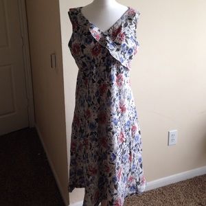 Cut Loose 100% linen floral dress