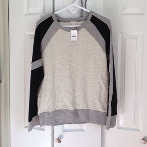 J.crew 100% cotton sweatshirt Nwt