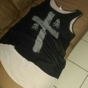 Two  layered seared. Tank top