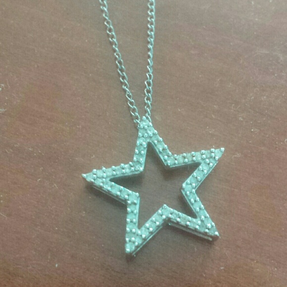 10k white gold necklace