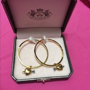 Juicy Couture hoop earrings
