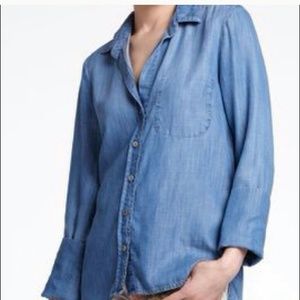 Cloth & stone Denim chambray shirt