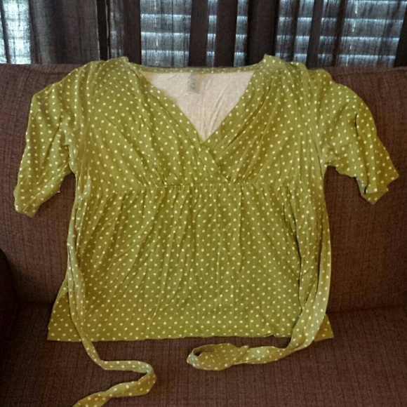 Polka dot top