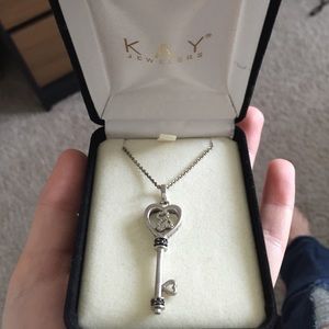 Kay jewelers open heart key necklace! 💜