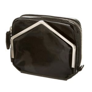 Alexander Wang Adriel Black Patent Clutch