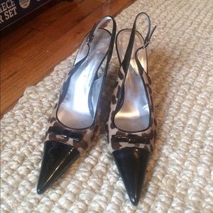 Dolce & Gabbana Leopard Print Slingback Heel