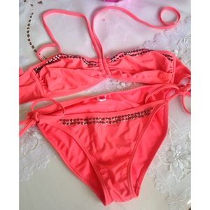 two piece bathing suit