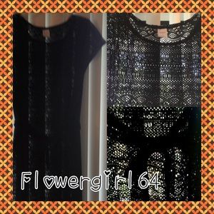 Black Swimsuit Coverup (NWOT)