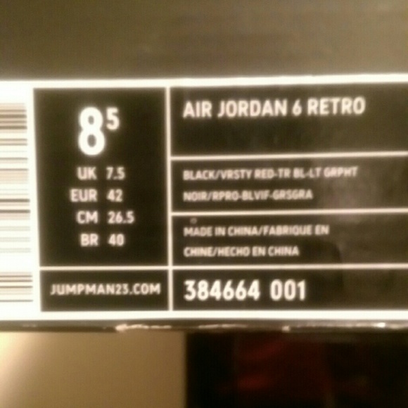Air Jordan piston 6s - Picture 3 of 4