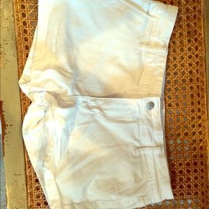 Joes white jean shorts