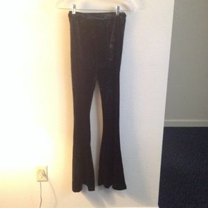 Black Velvet Bell Bottoms