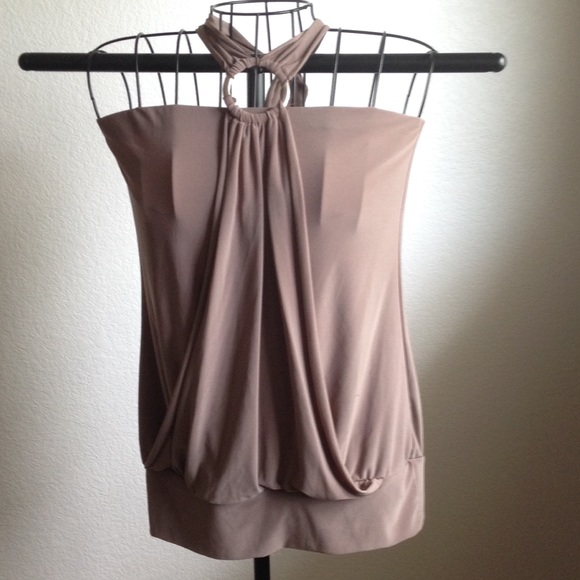 ✅ DONATED ✅ Mocha Halter Style Top