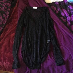 All lace black bodysuit
