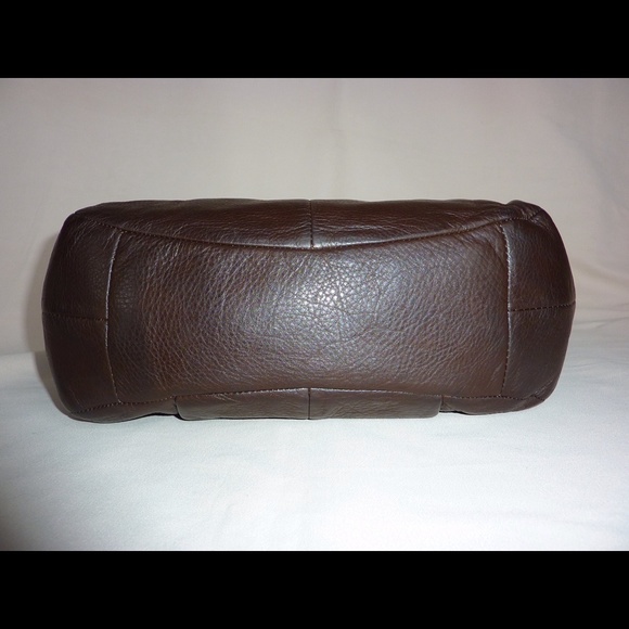 COACH MADISON BROWN LEATHER BAG TOTE PURSE 18612 - Picture 3 of 4