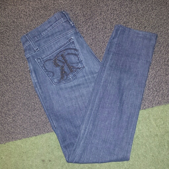 Navy Blue Jeans - Picture 3 of 4
