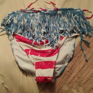 Super cute American flag bikini ????