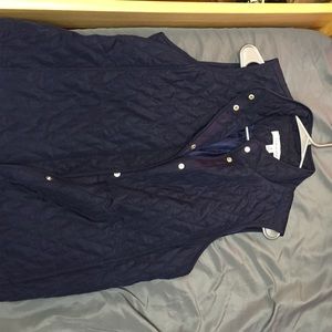 Navy blue croft and barrow vest