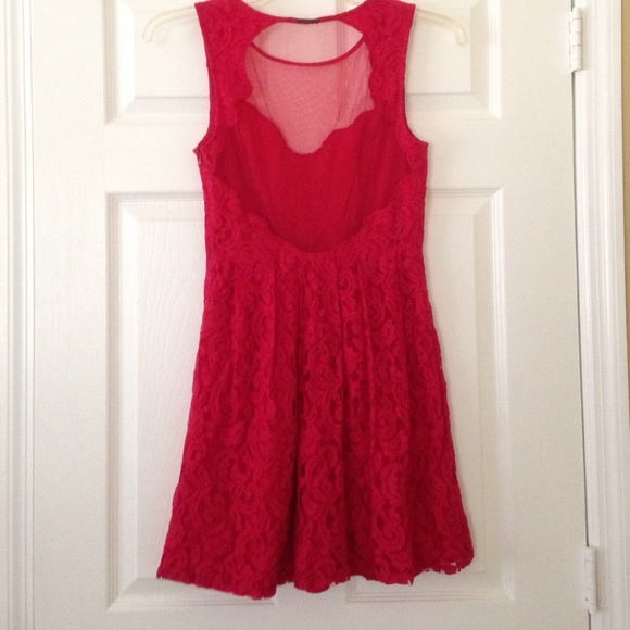 Urban Outfitters red lace dress - Picture 7 of 8