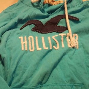 🚫SOLD🚫 Hollister lightweight surfer cut hoodie