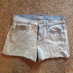 Light Wash Cutoffs