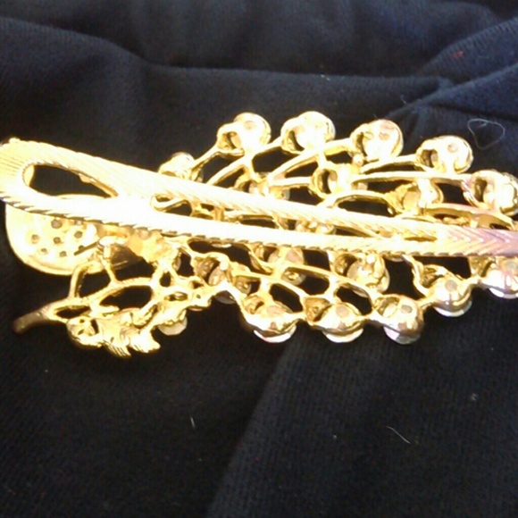 Peacock hair clip - Picture 2 of 2