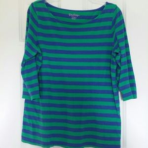 Lilly Pulitzer 3/4 sleeve shirt