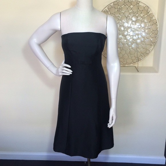 Classic Black Strapless Dress
