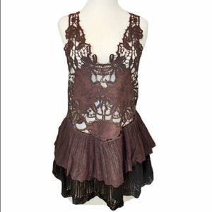 Racerback Lace Tunic
