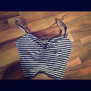 Crop top striped